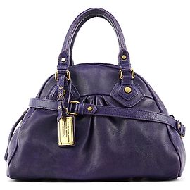 Marc by Marc Jacobs Borsa 2-Way Classic Q Baby Groovee in pelle viola