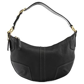 Coach Borsa a tracolla Ergo Hobo in pelle nera 11372