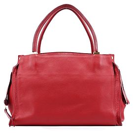Borsa tote Chloé in pelle rossa