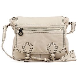 Marc by Marc Jacobs Borsa a tracolla in pelle avorio multi-tasche