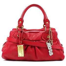 Marc by Marc Jacobs Borsa 2-Way Classic Q Baby Groovee in pelle rossa