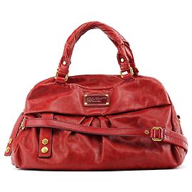 Marc by Marc Jacobs Borsa 2-Way Classic Q Baby Groovee in pelle rossa