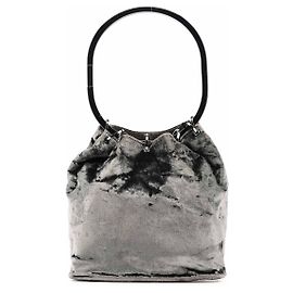 Gucci Borsa a tracolla 1999 Grey Velvet Loop