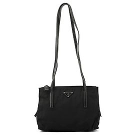 Prada Borsa Tote 1995 in Nylon Tessuto Nappa Nero