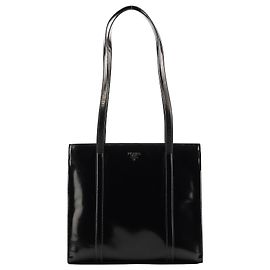 Prada Borsa tote sport 1995 in pelle spazzolato nera