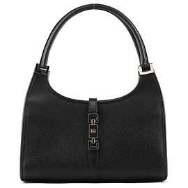 Gucci 002 1068 Borsa a tracolla Jackie in pelle nera
