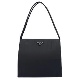 Prada Borsa Tote City in Tessuto blu navy