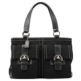 Coach 6427 Borsa Tote Soho Signature Nera
