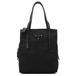 Prada Borsa Tote 1995 in nylon Tessuto Nappa nero