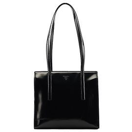 Prada Borsa tote sport 1995 in pelle spazzolato nera