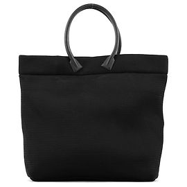 Miu Miu Borsa Tote in rete nera con manici in gomma