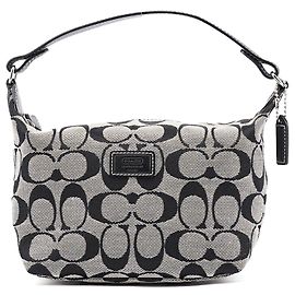 Coach Borsa Mini Hobo Signature C Grigia