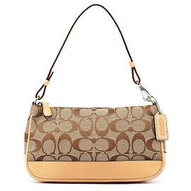 Coach 6094 Borsa a Tracolla Demi Signature Beige Tan