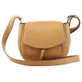 Marc Jacobs Borsa crossbody con patta in pelle grana beige