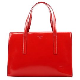 Prada Borsa Tote Sport 1995 Red Spazzolato
