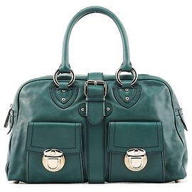 Marc Jacobs Borsa Tote Venetia in pelle verde