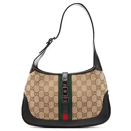 Gucci 001 3766 Borsa a tracolla GG Jackie Beige Brown