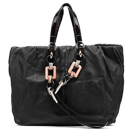 Dolce & Gabbana Borsa Tote Balloon 2-Way in pelle nera