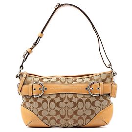 Coach F07077 Borsa a tracolla 2-Way Soho Signature Beige Tan