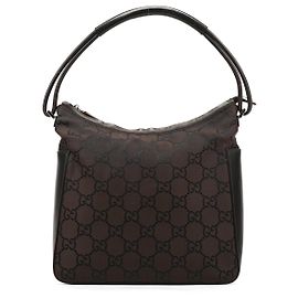 Gucci 001 3766 Borsa a tracolla hobo GG marrone