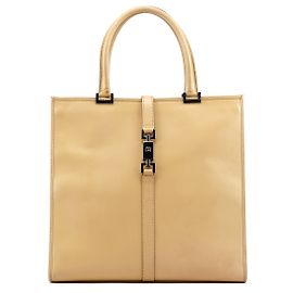 Gucci 002 1064 Borsa Jackie Tote in pelle beige