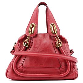 Chloé Borsa a tracolla 2-Way Paraty in pelle bordeaux