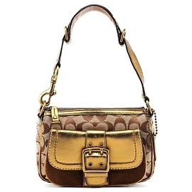 Coach Borsa a Tracolla Legacy Soho Beige Gold Autunno 2004