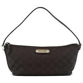 Gucci 257300 Pochette Boat GG Marrone Scuro
