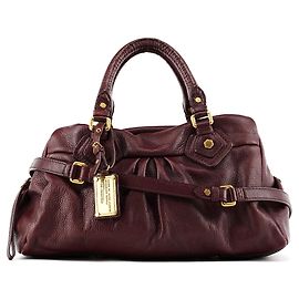 Marc by Marc Jacobs Borsa 2-Way Classic Q in pelle bordeaux