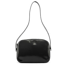 Prada Borsa a tracolla girevole Anthracite Spazzolato