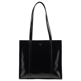 Prada Borsa Tote Sport 1995 in pelle spazzolato nera