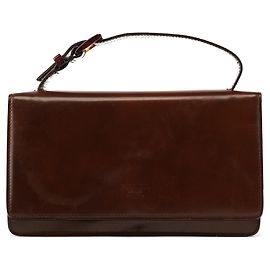 Prada Handtasche aus braunem Spazzolato-Leder
