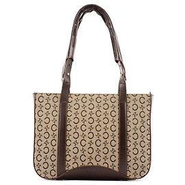Céline Beige-braune Macadam Canvas Tote Bag