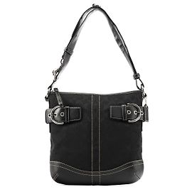 Coach 3574 Black Signature Soho 2-Way Bag