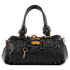 Chloé Borsa a tracolla Paddington in pelle nera