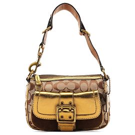 Coach Borsa a tracolla Signature Soho 1495 Beige Bronze