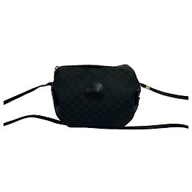 Borsa a tracolla/pouch in pelle Gucci Vintage Micro GG Logo