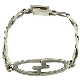 Pulsera GUCCI Vintage GG Logo en Plata de Ley 925