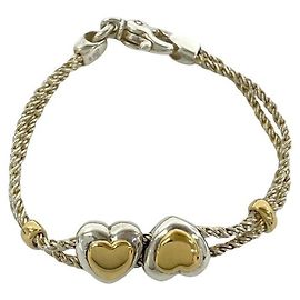 Autre Marque Bracciale Cuore Double Rope Tiffany Vintage