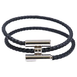 Hermès HERMES Tourni Tresse Lederarmband