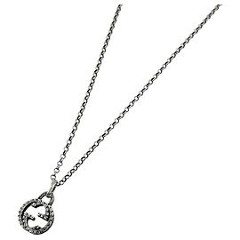 Collar Gucci Interlocking G de plata
