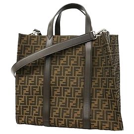 Borsa Tote Fendi Zucca in tela nylon