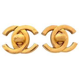 Orecchini a clip Chanel placcati oro