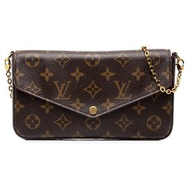 Louis Vuitton Brown Monogram Pochette Felicie