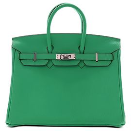 Hermès Green Togo Birkin Retourne 25