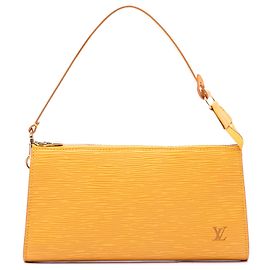 Louis Vuitton Yellow Epi Pochette Accessoires