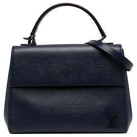 Louis Vuitton Blue Epi Cluny MM