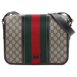 Gucci Beige GG Supreme Web Crossbody