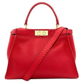 Fendi Peekaboo Selleria 2-Way Handtasche