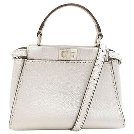 Borsa a mano 2-Way Fendi Peekaboo Mini Selleria